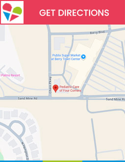 Get Directions to Pediatric Care of Four Corners in Davenport, FL