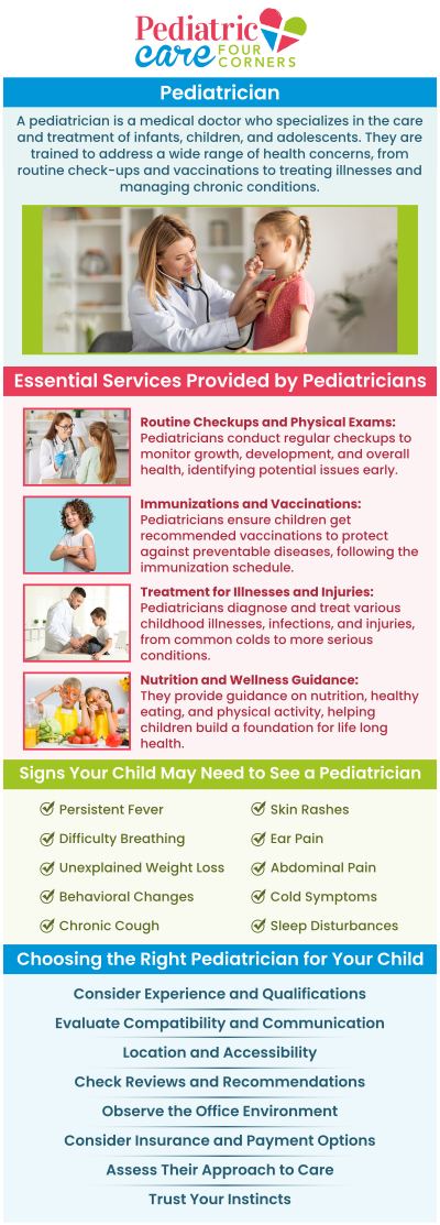 Choosing the best pediatrician in Davenport, FL, is an important decision for your child's health and well-being. Dr. Eiman ElSayed, MD, at Pediatric Care of Four Corners, offers compassionate, personalized care tailored to your child’s unique needs. With her expertise in pediatric medicine, we provide comprehensive care, from routine check-ups to addressing specific health concerns. For more information, contact us or schedule an appointment online. We are conveniently located at 2516 Sand Mine Rd, Davenport, FL 33897.
