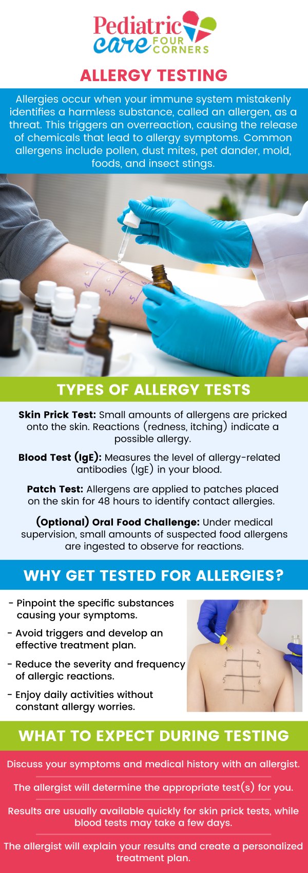 Common questions asked by patients: What is in-house allergy testing? How does in-house allergy testing benefit patients? What types of allergies can be tested in-house? Is in-house allergy testing safe for children and adults? How long does an in-house allergy test take? For more information, contact us or schedule an appointment online. We are conveniently located at 2516 Sand Mine Rd, Davenport, FL 33897.