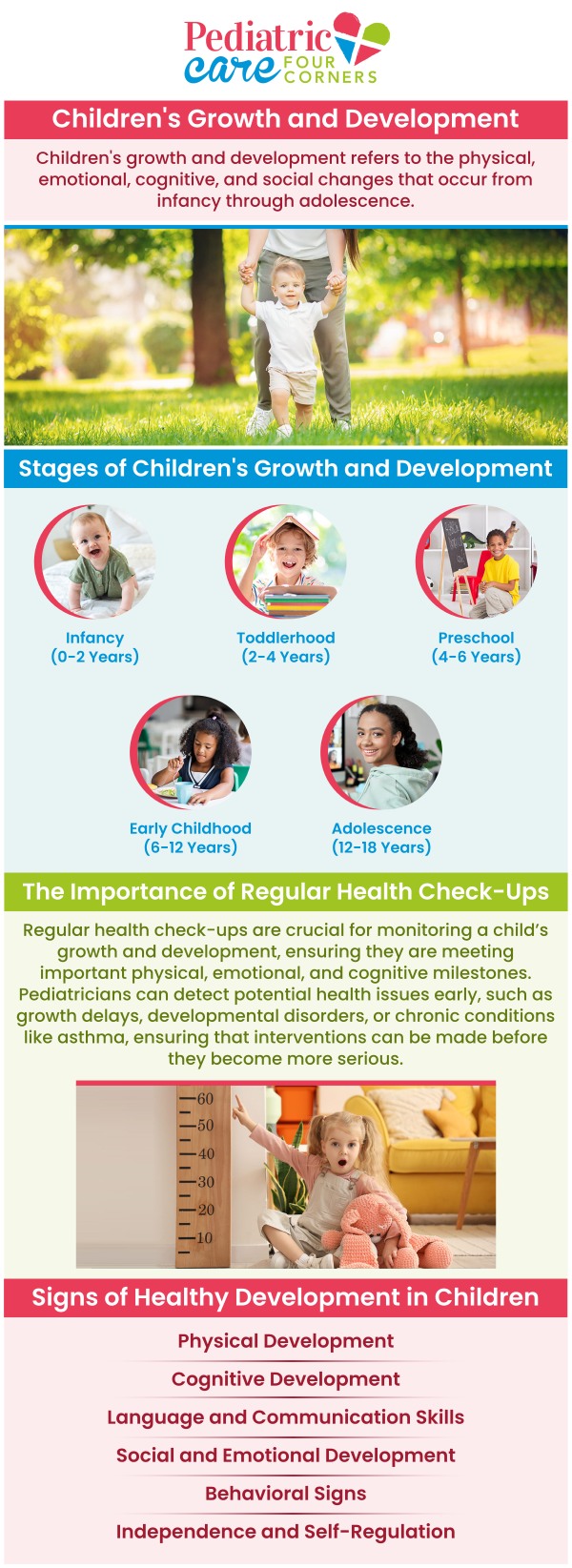 Pediatric growth and development monitoring in Davenport, FL, helps families track a child’s height, weight, milestones, behavior, learning, speech, and overall wellness through each stage of childhood. Dr. Eiman ElSayed, MD, provides supportive pediatric evaluations to help identify concerns early, guide parents with age-appropriate health advice, and ensure children are growing and developing as expected. For more information, contact us or schedule an appointment online. We are conveniently located at 2516 Sand Mine Rd, Davenport, FL 33897.