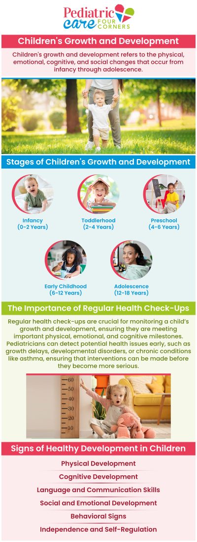 Pediatric growth and development monitoring in Davenport, FL, helps families track a child’s height, weight, milestones, behavior, learning, speech, and overall wellness through each stage of childhood. Dr. Eiman ElSayed, MD, provides supportive pediatric evaluations to help identify concerns early, guide parents with age-appropriate health advice, and ensure children are growing and developing as expected. For more information, contact us or schedule an appointment online. We are conveniently located at 2516 Sand Mine Rd, Davenport, FL 33897.
